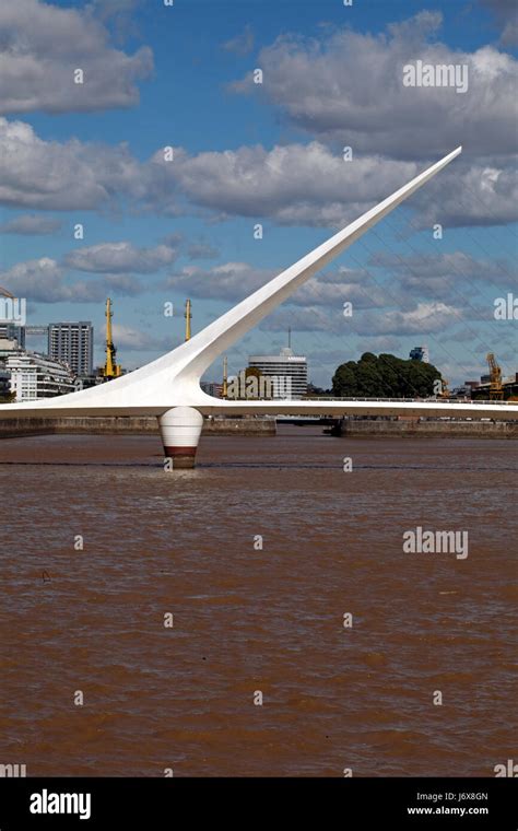 Puente De La Mujer Puerto Madero Buenos Aires Argentina Tango