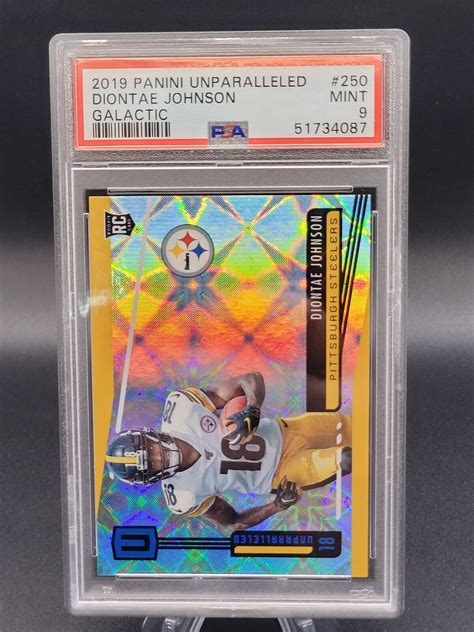 2019 Panini Unparalleled Rookie Galactic 250 Diontae Johnson RC