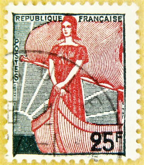 Stamp France F Marianne Postage Postes Timbre Francaise Selo Sello