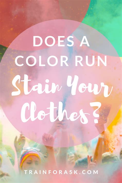 Does A Color Run Stain Your Clothes Color Run Outfit Color Run