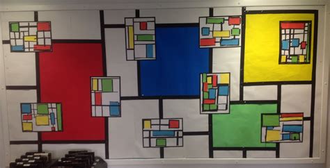 Art Display Mondrian Mondrian Art Display Art Lessons