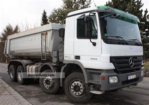 Mercedes Benz Actros 4144 8x4 Tipper € 5 2007 Tipper Truck Photo And