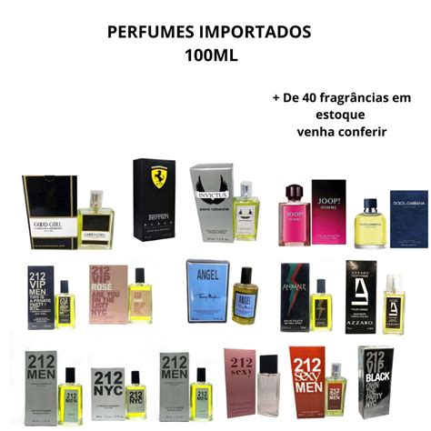 Perfume Masculino E Feminino Ml Escolha O Seu Shopee Brasil