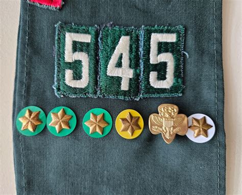 Vintage Girl Scout Cadette Sash With Badges 1950's San Antonio Texas - Etsy