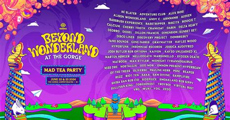 Beyond Wonderland At The Gorge June 22 23 2024