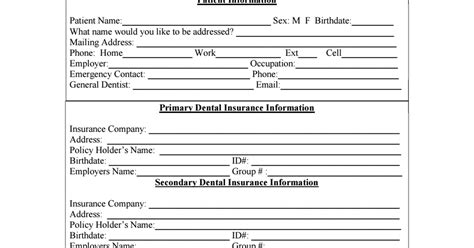 New Patient Paperwork Pdf Google Drive