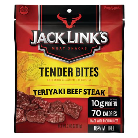 Jack Links Beef Tender Bites Teriyaki 285oz