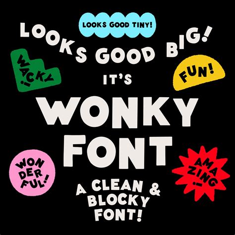 Wonky Font — The Meg Lewis Fun House!