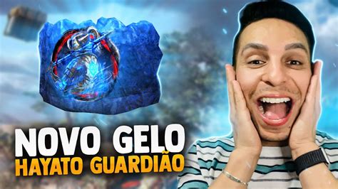 FREE FIRE AO VIVO NOVO GELO LINDO DO HAYATO TREINAMENTO MOBILESOLO