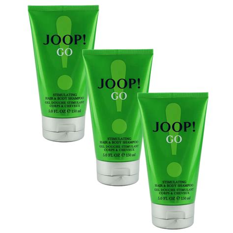 Joop Go 3 X 150 Ml Hair Body Shampoo Showergel Duschg