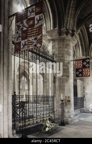 Tomb of Katharine of Aragon (Catherine of Aragon), first wife of King ...