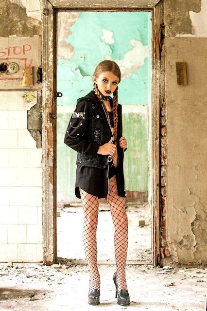 Kristina Soboleva 61b In 2024 Edgy Fashion Photography Scene Punk