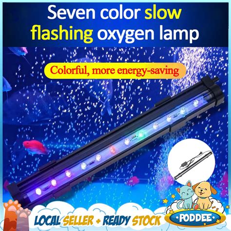 PODDEE Aquarium LED Submersible Light Fish Tank LED Light Submersible