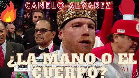 Canelo Alvarez Ojal Que Regrese Pronto Pero Mayo Peligra Youtube