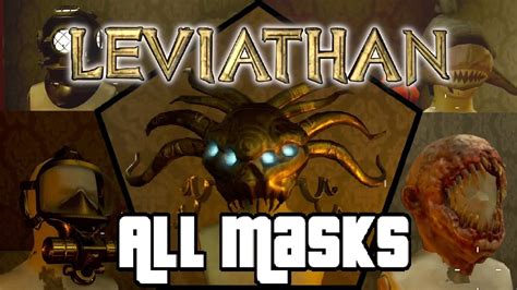 All 5 Masks In Black Ops 3 Leviathan Easter Egg Guide Shark God Gold