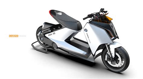 This Bmw Z Shaped Motorrad E Scooter Concept Brings Clean Energy Rides