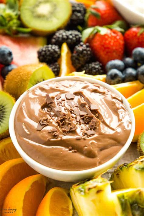 Chocolate Fruit Dip The Busy Baker