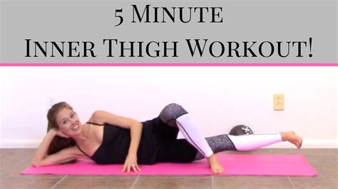 Tone And Strengthen Your Inner Thighs With This 5 Minute Inner Thigh Workout You Can Do At Home