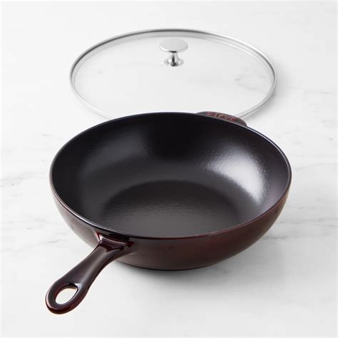 Staub Enamelled Cast Iron Daily Sauté Pan Williams Sonoma Au