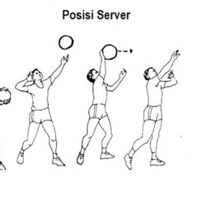 Gambar Lapangan Bola Voli Dengan Posisi Pemain Mosi