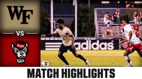 Wake Forest Vs NC State ACC Men S Soccer Highlights 2023 YouTube