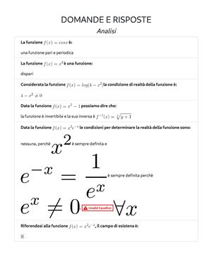 Elaborato Superato Analisi II 1 Un Integrale Particolare Dell