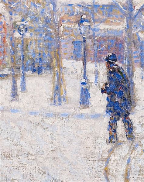 All Manner Of Things Shall Be Well — Paul Signac Snow Boulevard De