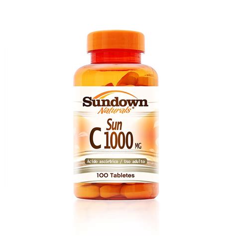 Encontre Vitamina C Sundown Sun C 1000mg C 180 Comprimidos Mais Preço