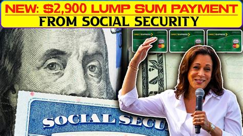 New 2 900 Lump Sum Payment From Social Security YouTube