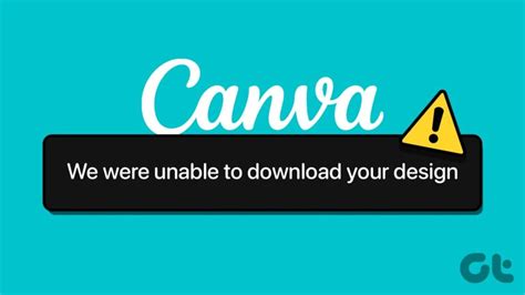 Canva كيفية حل مشكلة عدم تنزيل التصاميم بسّطها