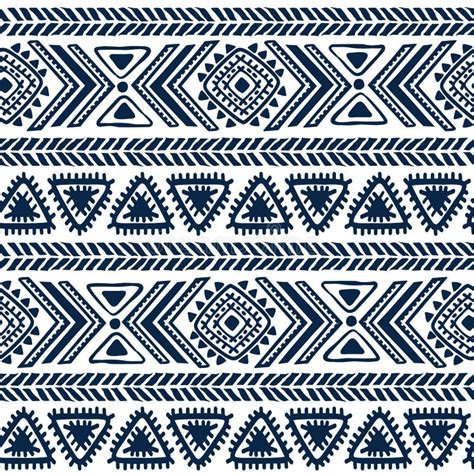 Modelo Tribal Del Origen étnico Del Vector Abstracto Ilustración del