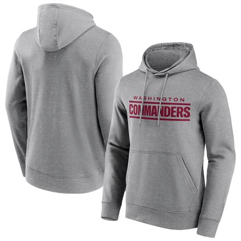 Mens Washington Commanders Wordmark Graphic Hoodie Rebel Sport