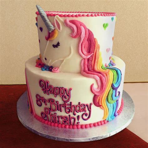 Online Cake Delivery Unicorn 2 Tier Cake Winni Winni