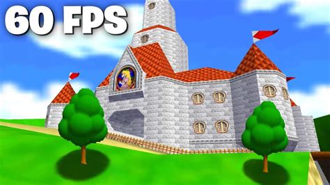 Super Mario 64 Pc Port 60 Fps Youtube