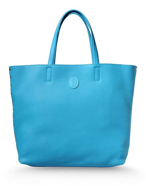 Trussardi Large Leather Bag in Blue (Azure) | Lyst