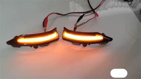 Dynamic Blinker LED Side Wing Flowing Turn Signal Light Side Lamp Arrow