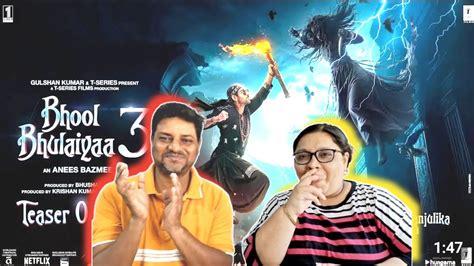 Bhool Bhulaiyaa 3 Teaser Reaction Karthik Aaryan Vidya Balan