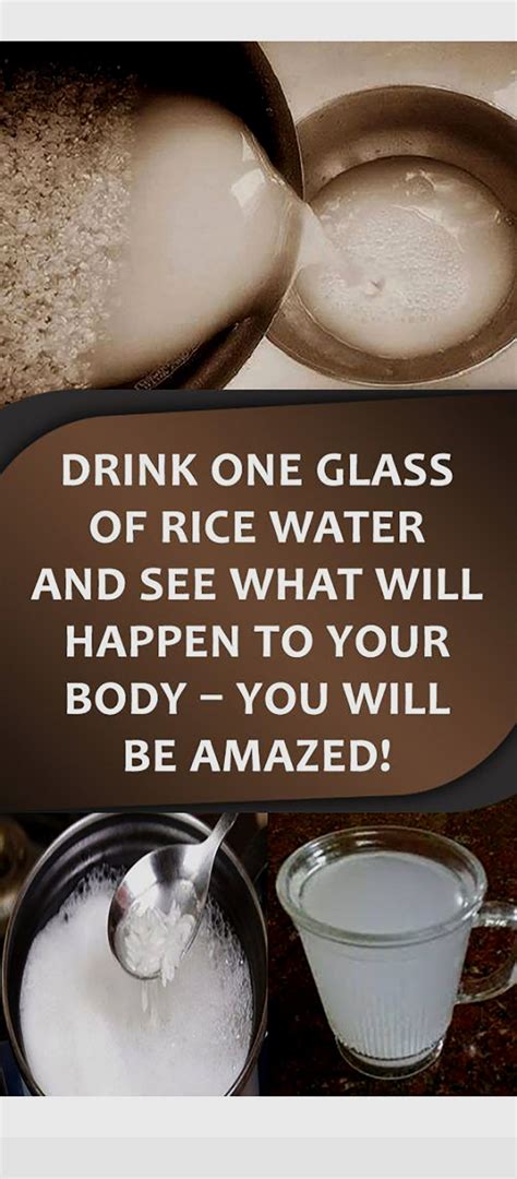 Drink One Glass Of Rice Water And This Will Happen To Your Body You Will Be Astonished How