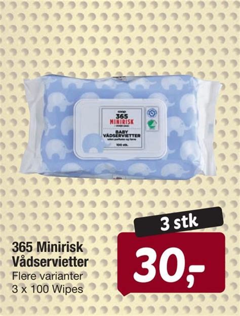 365 minirisk vådservietter tilbud hos Fakta Tyskland