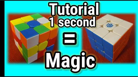 How To Solve A Cube Under 1 Second Magic Gancube 3x3 Rubikscube