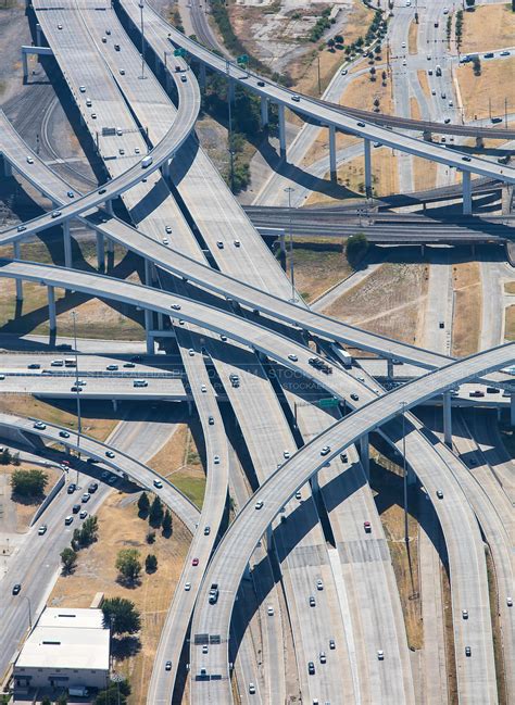 Aerial Photo Highway Interchange