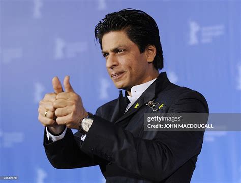 Indian Actor Shah Rukh Khan Poses During A Photocall For His Film My