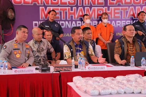 Bareskrim Polri Pabrik Sabu Di Tangerang Untuk Perayaan Tah