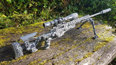 Cerakoted AI AX In Grey Camo FMJ FIREARMS