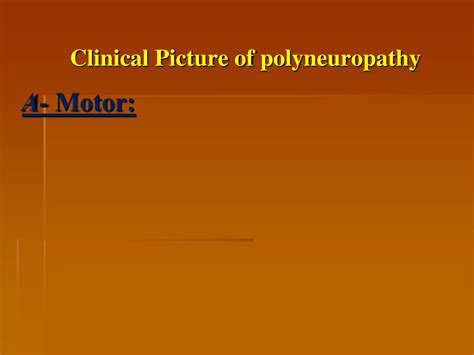 Ppt Peripheral Neuropathy Powerpoint Presentation Free Download Id