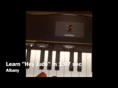 Hey Jude Piano Lesson Youtube