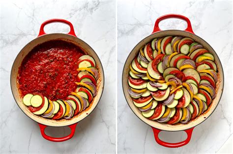 Homemade Classic French Ratatouille - Vibrant plate