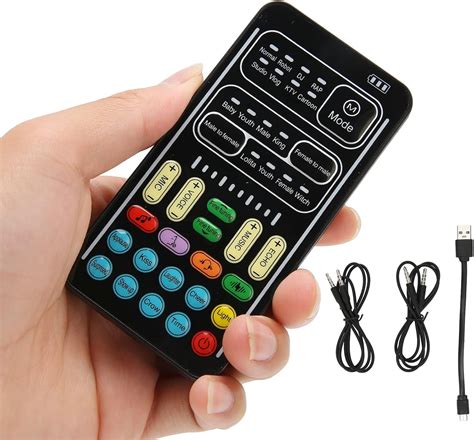 I9 Voice Changer Handheld Sound Card Mini Voice Changer Device 8