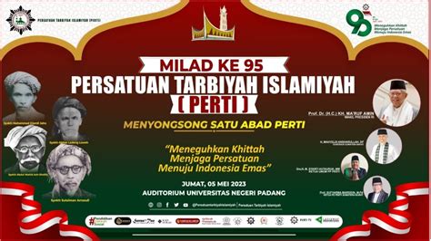 LIVE Milad Ke 95 Persatuan Tarbiyah Islamiyah PERTI Di Provinsi