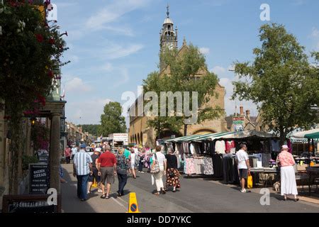 moreton in marsh market day town centre cotswolds england uk Stock ...